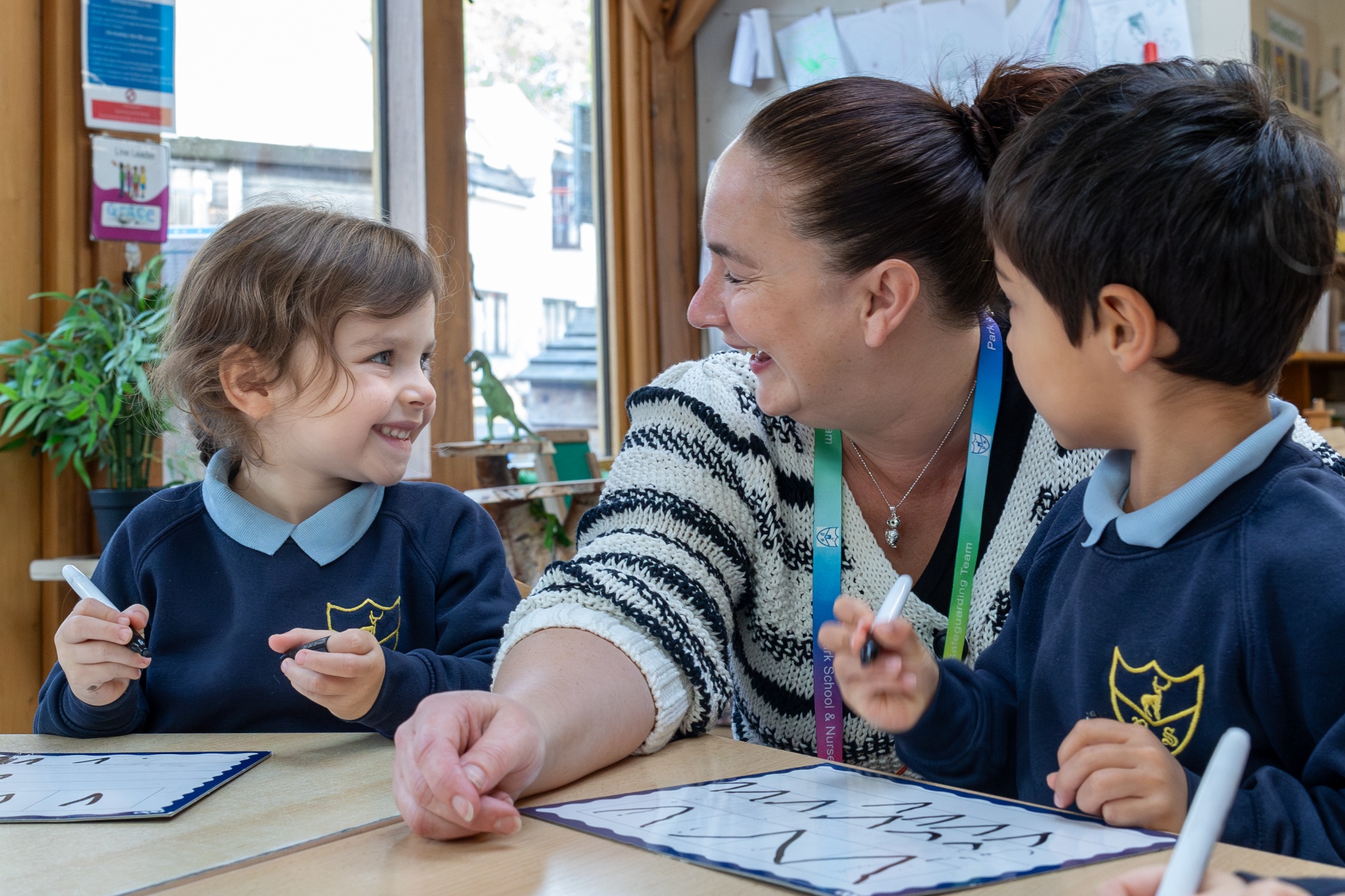 Pupils at Park School learning in a classroom